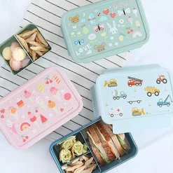 A Little Lovely Company Bento Lunchbox – Vehicles