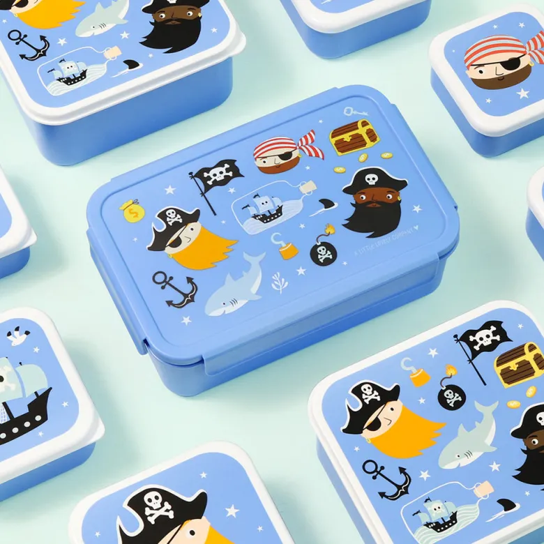 A Little Lovely Company Bento Lunchbox - Pirates