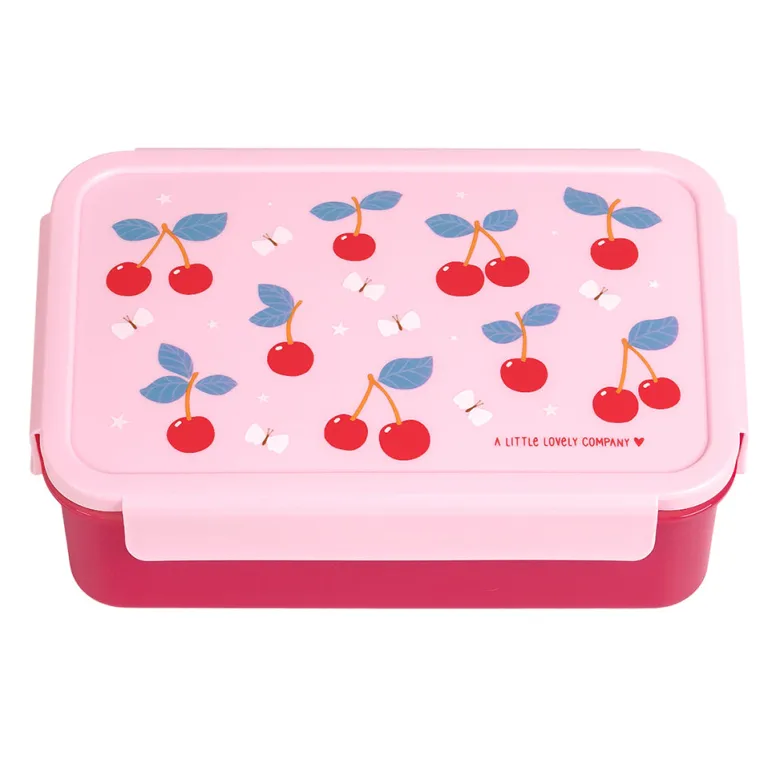 A Little Lovely Company Lunchbox, Bento - Cherry