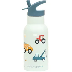 "A Little Lovely Company Stainless Steel Water Bottle, Vehicles"