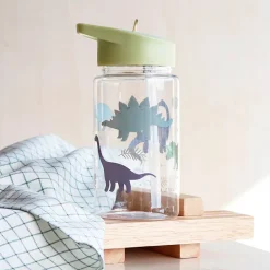 A Little Lovely Company Water Bottle, Dinosaur