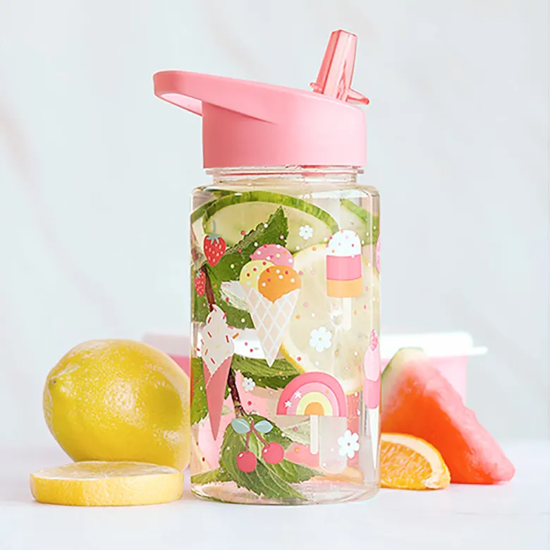 A Little Lovely Company Water Bottle, Ice Cream Cones