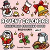 Advent Calendar Vol. 2, Cozy Coloring Book