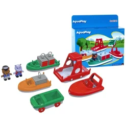 Aquaplay Water Toy – Accessories for Waterways, Boatset