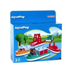 Aquaplay Water Toy – Accessories for Waterways, Boatset