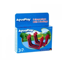 Aquaplay Water Track Accessories, Connector, Coupling Sleeves - Set of 2