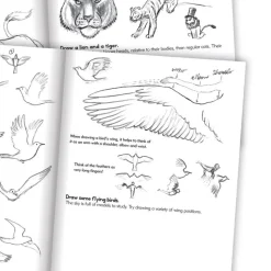 Artbook: Learn to Draw Animals - For Kids Aged 7 and Up
