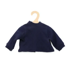 Así dukketøj til Leo og Leonora babydukke, str. 46 cm, Langærmet t-shirt - Marineblå