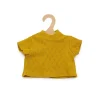 Así dukketøj til Leonora babydukke, str. 46 cm, Kortærmet t-shirt - Okker