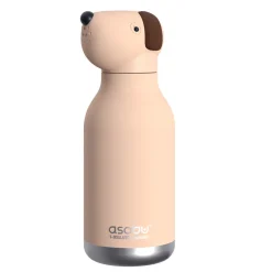 Asobu Bestie Animal Thermal Water Bottle, 460 ml - Brown Dog
