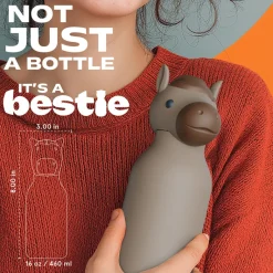 Asobu Bestie Animal Thermal Drink Bottle, 460 ml - Horse