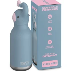 Asobu Bestie Animal Thermo Water Bottle, 460 ml - Elephant