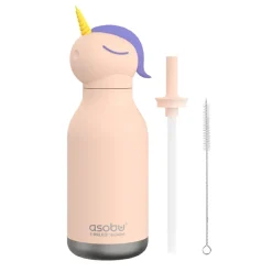 Asobu Bestie Animal Thermo Drinking Bottle, 460 ml - Unicorn