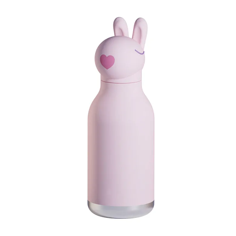 Asobu Bestie Animal Thermo Water Bottle, 460 ml - Bunny