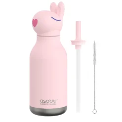 Asobu Bestie Animal Thermo Water Bottle, 460 ml - Bunny