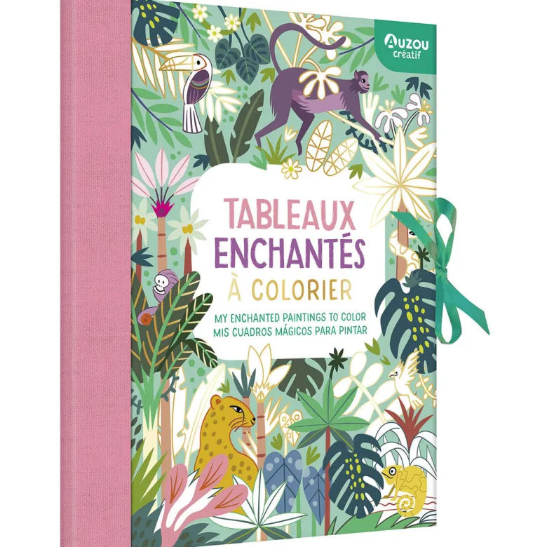 Auzou Coloring Book, Enchanting Designs