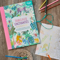 Auzou Coloring Book, Enchanting Designs
