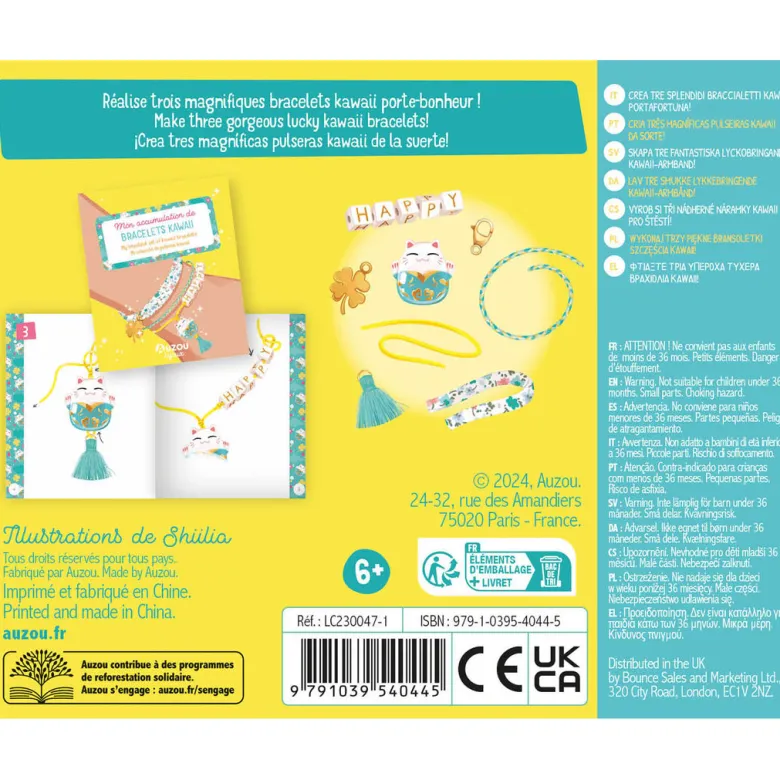 Auzou DIY Bracelets, Jewellery Factory – Kawaii Charm Bracelets