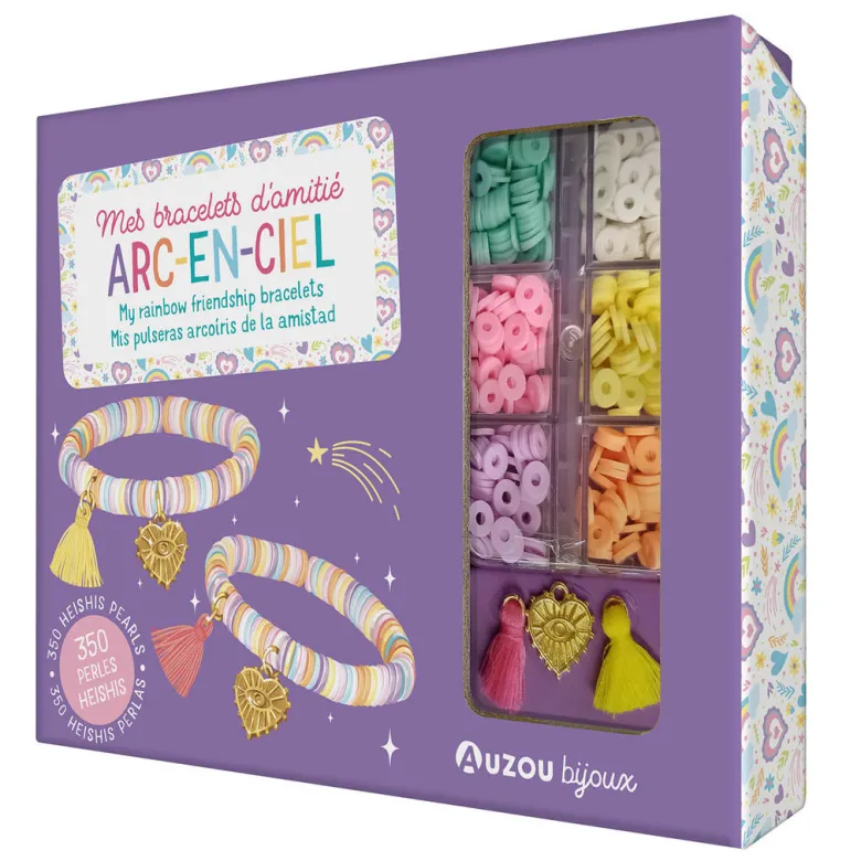 Auzou DIY Bracelets, Jewellery Factory - Rainbow Friendship Bracelets