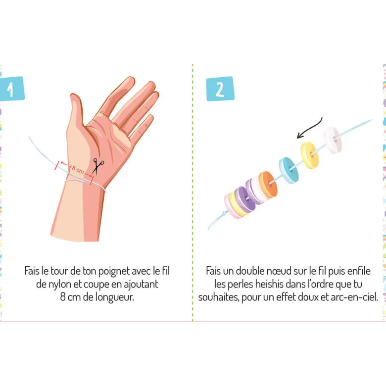 Auzou DIY Bracelets, Jewellery Factory - Rainbow Friendship Bracelets
