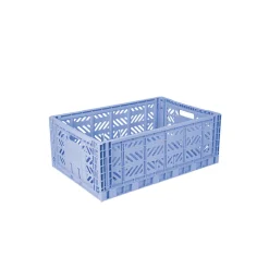 Aykasa Maxi Foldable Crate, Baby Blue