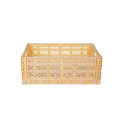 Aykasa Maxi Folding Crate, Banana