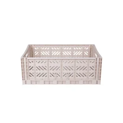 Aykasa Maxi Folding Crate, Coconut Milk