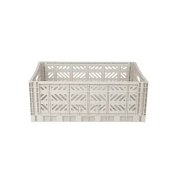 Aykasa Maxi Folding Crate, Light Grey