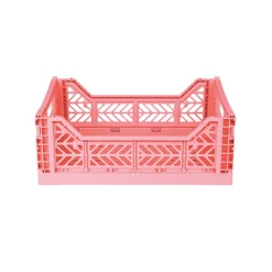 Aykasa Midi Foldable Crate, Strawberry Milk