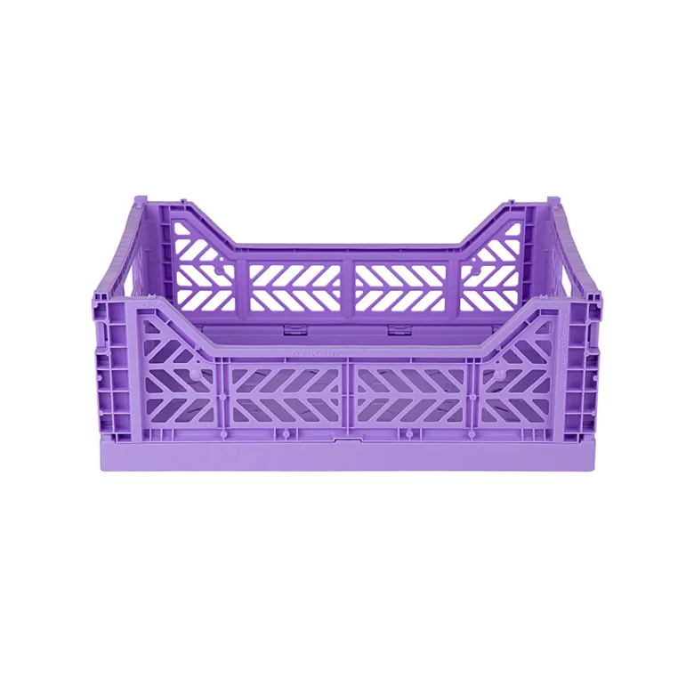 Aykasa Midi Foldable Crate, Taro Milk Tea