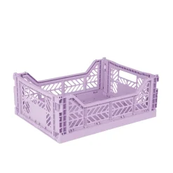 Aykasa Midi Foldable Crate, Orchid