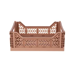 Aykasa Midi Folding Box, Warm Taupe