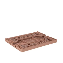 Aykasa Midi Folding Box, Warm Taupe
