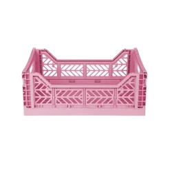 Aykasa Midi Folding Crate, Baby Pink