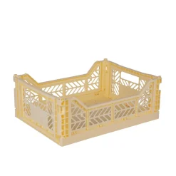 Aykasa Midi Folding Crate, Banana