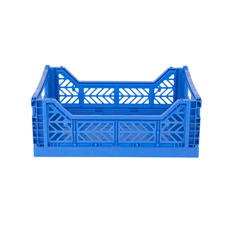 Aykasa Midi Folding Crate, Blue