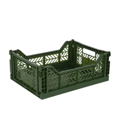 Aykasa Midi Folding Crate, Khaki