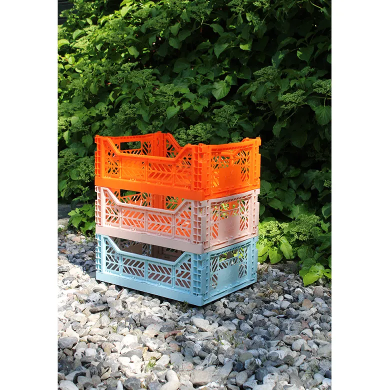 Aykasa Midi Folding Crate, Milk Tea