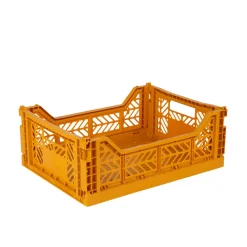 Aykasa Midi Folding Crate, Mustard