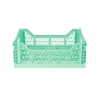 Aykasa Midi Folding Crate, Warm Mint