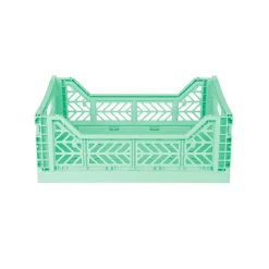 Aykasa Midi Folding Crate, Warm Mint
