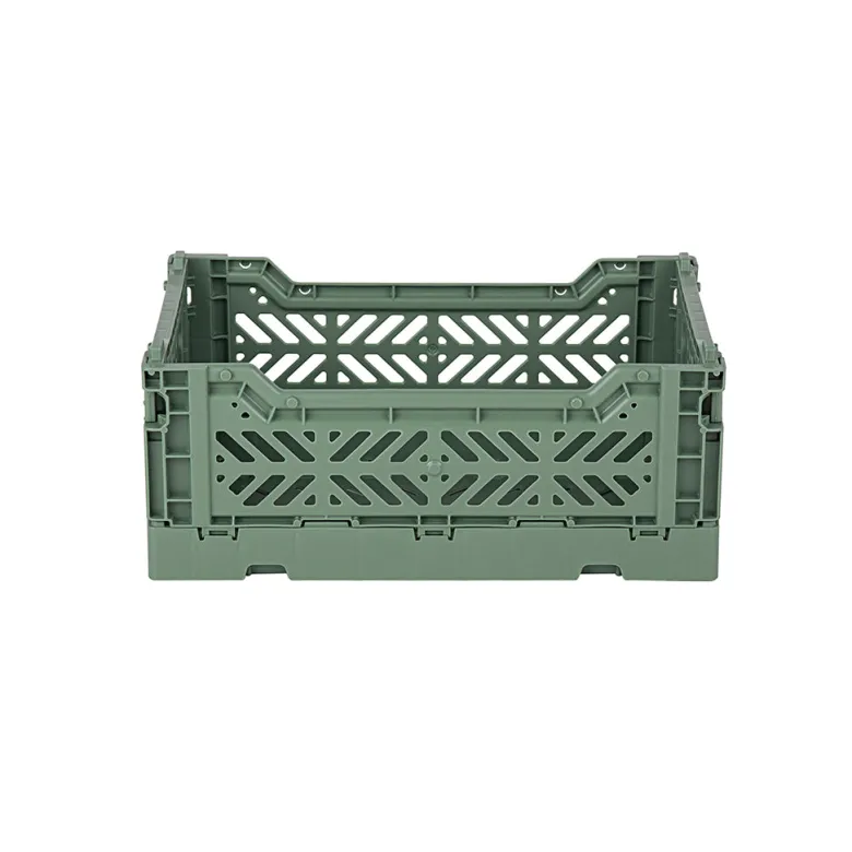 Aykasa Mini Folding Crate, Almond Green