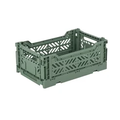 Aykasa Mini Folding Crate, Almond Green