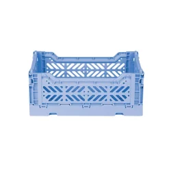 Aykasa Mini Folding Crate, Baby Blue