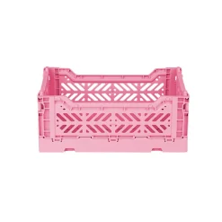 Aykasa Mini Folding Crate, Baby Pink