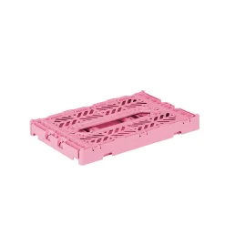 Aykasa Mini Folding Crate, Baby Pink