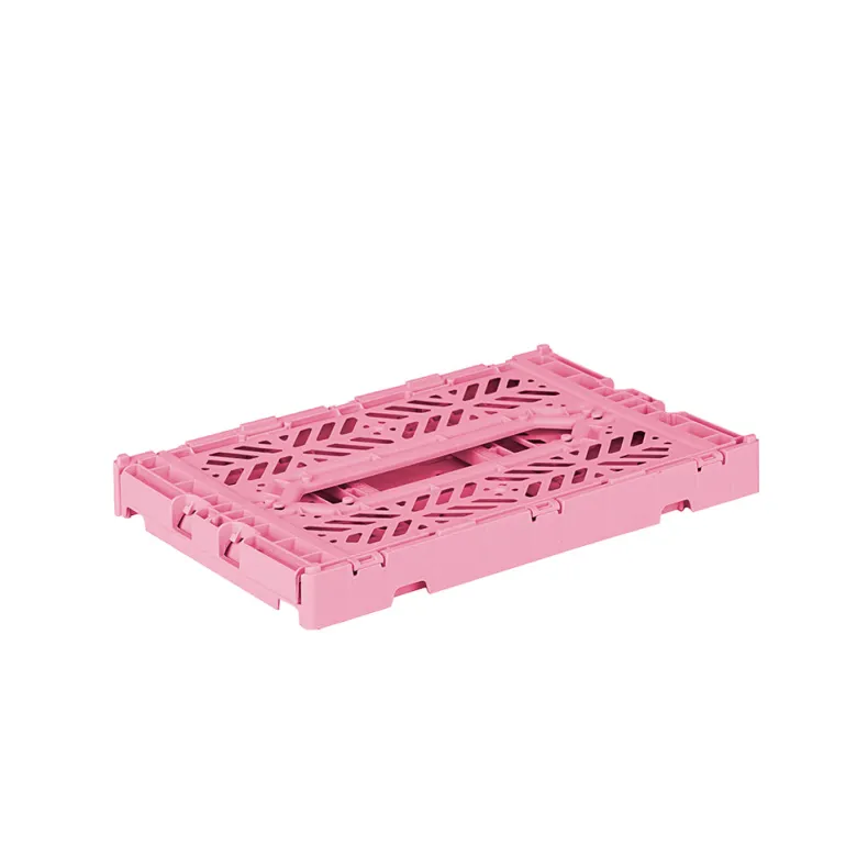 Aykasa Mini Folding Crate, Baby Pink