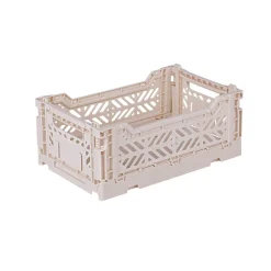 Aykasa Mini Folding Crate, Coconut Milk