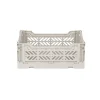 Aykasa Mini Folding Crate, Light Grey