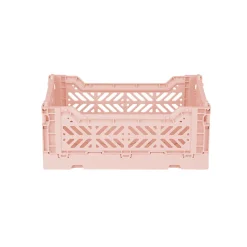 Aykasa Mini Folding Crate, Milk Tea